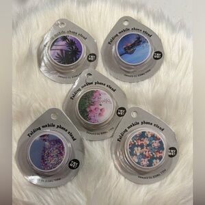 💜3/$15 POP SOCKET Folding Mobile Phone Stand - Assorted Designs